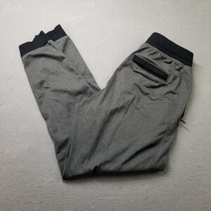 Under Armour Jogger Pants Mens Size M Gray Elastic Waist Gym Workout Running